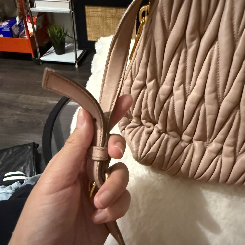 Authentic MiuMiu Nappa Leather Handbag - Picture 15 of 15